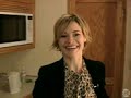 showing around her trailer
