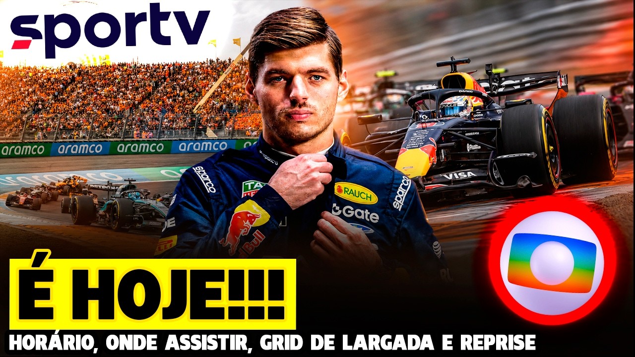 🚨VEJA O HORÁRIO, ONDE ASSISTIR, GRID DE LARGADA E REPRISE DO GP DA HOLANDA| FÓRMULA 1