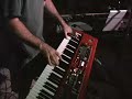 Steve Averill playing with his Nord