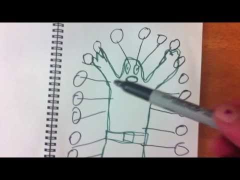 how to draw an elf