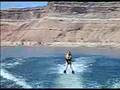 Chad & Andrea water sky Lake Powell