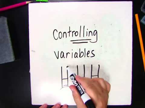 how to control variables in research