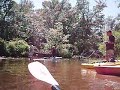 Boy Poling His Kayak
