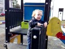 Mees Sliding down