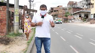 Combinação perigosa: ciclovia e estreitamento da pista em Paripe