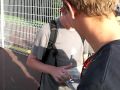 Sebastian Vettel - Red Bull - signing autographs at F1 Monaco Grand Prix 2009