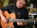 Roman Miroshnichenko plays on Wechter guitar unplugged#1