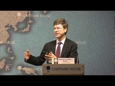 economic development - Professor Jeffrey Sachs talks about money and global heath -- his keynote address to The Commission on Macroeconomics and Health: Ten Years On, in Chatham ou...