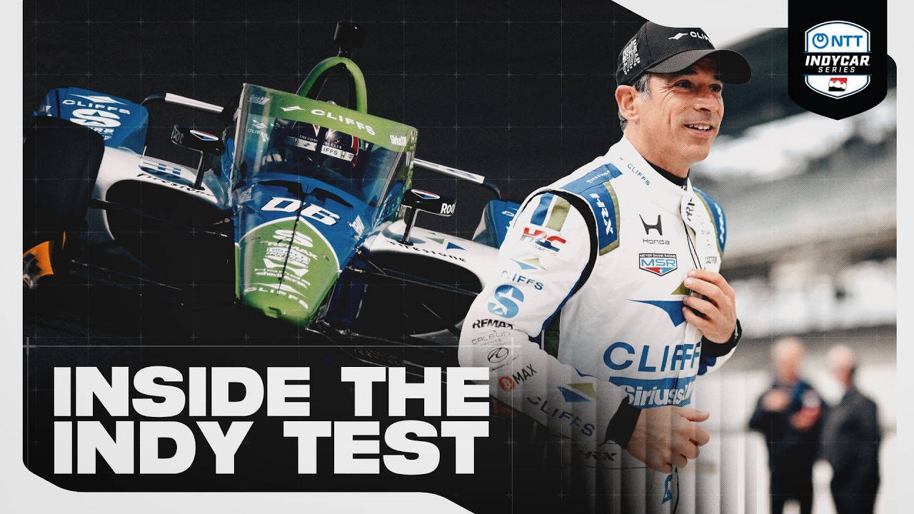 Behind the Scenes | Helio Castroneves at Indy 500 Open Test | INDYCAR