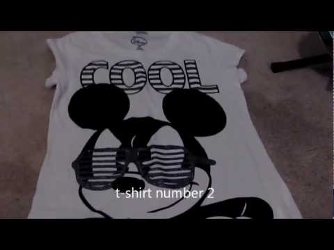 how to make disney t-shirts