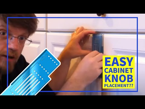 how to attach knobs to a wall