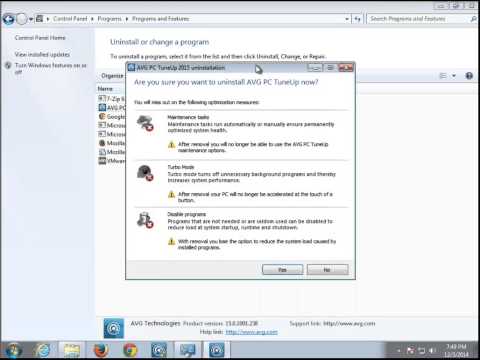 how to remove avg 2015