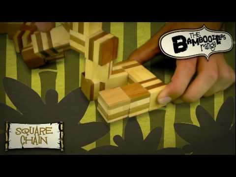 Solution for Bamboozler - Square Chain Wooden Puzzle