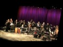 afro latin jazz orchestra performing at symphony space in new york city.
