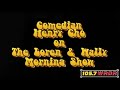 comedian henry cho visits the loren & wally morning show on 105.7 wror.