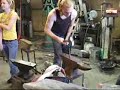 SharpFans member Matt Davis teaching a beginning bladesmithing class on 01/03/09. Filmed by SharpFans Founder; Firen Skyshadow.