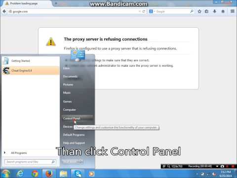 how to fix the proxy server