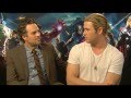 Hulk (Mark Ruffalo) & Thor (Chris Hemsworth) talk AVENGERS assemble