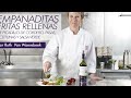 TRIO - Empanaditas fritas rellenas de picadillo de cordero, pasas aceitunas y salsa verde