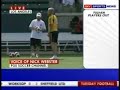 Skysports at Galaxy training