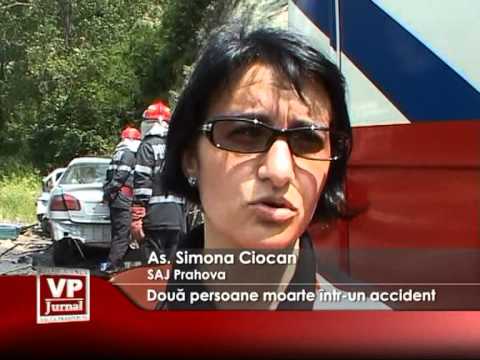 Două persoane moarte într-un accident