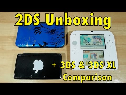 3ds - Thanks to the kind folks at Nintendo Australia, Blunty has a Nintendo 2DS in hand just ahead of it's release, so here's an unboxing & and comparison to the t...