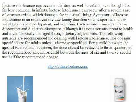 how to relieve lactose intolerance gas