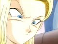 Master Roshi grabs Android 18