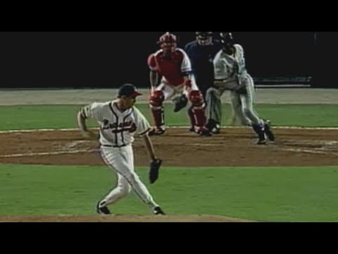Video: 1997 NLCS Gm1: Maddux snags Renteria's hot comebacker