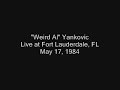 I Love Rocky Road- Live 5/17/84- \"Weird Al\" Yankovic I Love Rocky Road- Live 5/17/84- \"Weird Al\" Yankovic