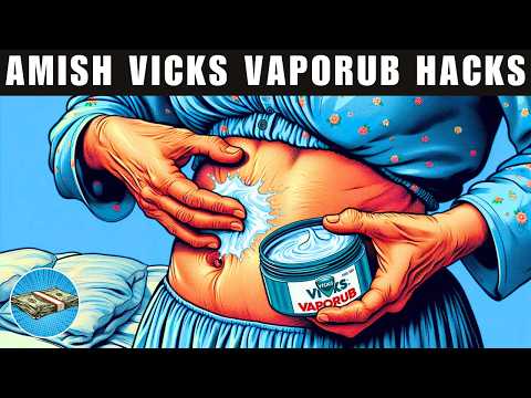Amish 42 Vicks Vaporub Hacks that will BLOW YOUR MIND & MAKE LIFE EASIER!!!