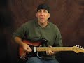 Blues string bending lesson style of Stevie Ray Vaughan SRV