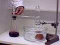 fabrication du dioxygène permanganate + peroxyde d'hydrogèn