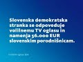 SDS se odpoveduje TV oglasu