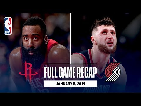 Video: Full Game Recap: Rockets vs Trail Blazers | James Harden Continues Historic Pace