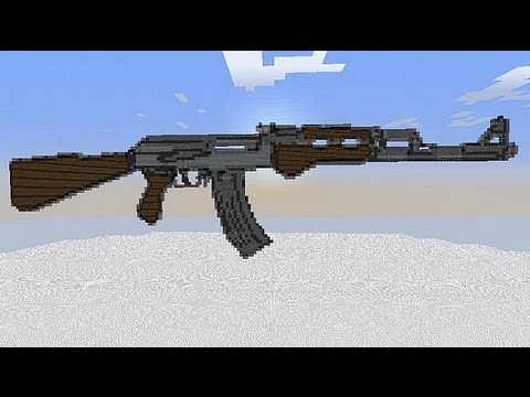 how to make a ak47 in minecraft