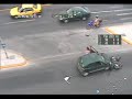 Greek Accident, Bike, Brutal,  Superhuman Guy walks unharmed