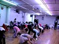 Class Warm up with dance master Richard Gonzalez Class Warm up with dance master Richard Gonzalez