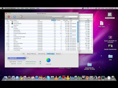 how to check hard drive space on mac