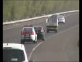 Abu Dhabi Police car pulls over a Speeder