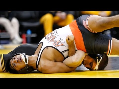 wrestling - Iowa Wrestling - Iowa City Duals Highlights - 11.22.13 - Hawkeyes Defeat Baker, Iowa Central, Cornell College.