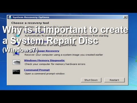 how to use a windows 7 repair disk