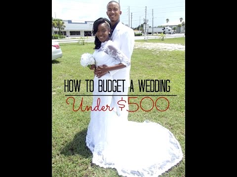 how to budget a wedding