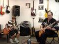 10 year old guitar Virtuoso meets old fat guy.