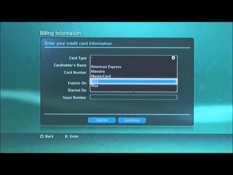 how to change credit card on playstation store