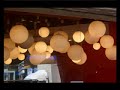 Lights in a spaghetti restaurant video 1 of 2 Lights in a spaghetti restaurant video 1 of 2