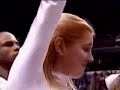 Kristi Yamaoka Falls During Basketball Game