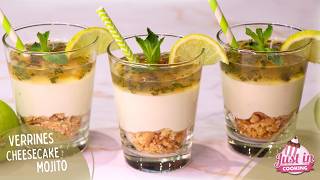 Le Dessert de l'Été ☀️ Cheesecake Mojito en Verrines Ultra Fraîches ! 🌿🍋