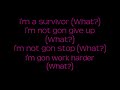 Destiny's Child Survivor Lyrics