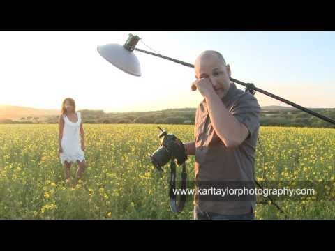 fashion shoot - Get More FREE Training Videos at my website: http://www.karltaylorphotography.com/Free On this shoot I show the techniques for lighting on location for some ...